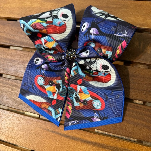 NWOT Handmade The Nightmare Before Christmas Hair Bow/2pc - Picture 4 of 8